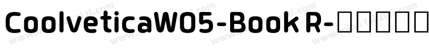 CoolveticaW05-Book R字体转换